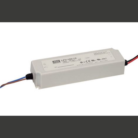 Mean Well LPV-100-12 Trasformatore per LED Tensione costante 102 W 0 - 8.5 A 12 V/DC non dimmerabile, Protezione sovrac (1/2)