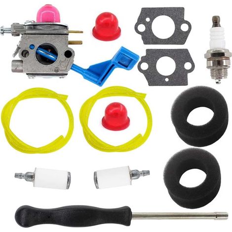 Carburateur pour débroussailleuse C1U-W13 Poulan Weed Eater GHT220 GHT17 GHT220LE GHT180 GHT180LE GHT195LE GHT225LE Paramount PHT19 358795741 358795780