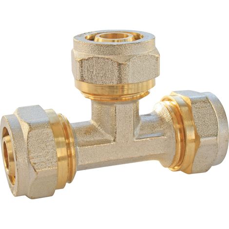 Somatherm for you - /3032-20 - TE uguale alla compressione per il tubo multistrato Ø20 (1/2)