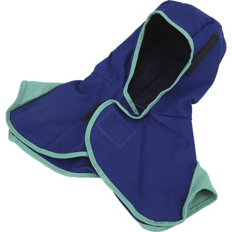 Cagoule de protection respirante pour soudeur, ignifugée, protégeant la tête et le cou. (1/5)