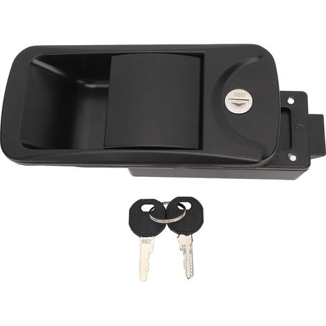 Cerradura de zinc para puerta de autocaravana + 2 llaves, kit de repuesto para remolque