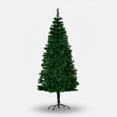 Albero di Natale artificiale folto con decorazioni 180cm Oslo