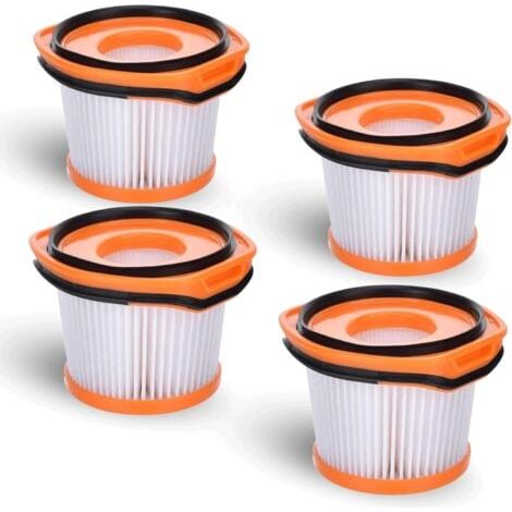 Lot de 4 filtres d'aspirateur de rechange pour Shark WS620 WS630 WS632, remplace par le numéro de pièce XFFWV360-4 (1/5)