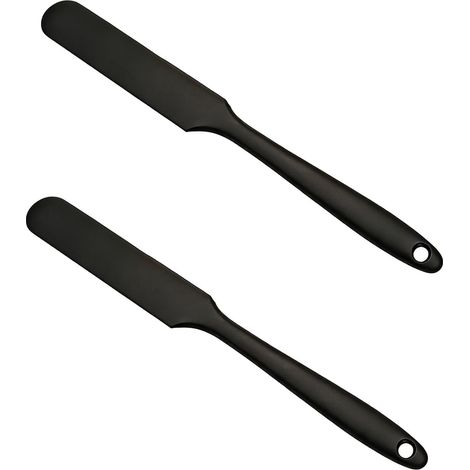 2PCS Spatule Silicone Cuisine Résistante à la Chaleur, Spatule Patisserie et Maryse Patisserie, pour Mélange, Raclage et Cuisson, Spatule Raclette et Marises de Cuisine pour Pâtisserie et Cuisine (1/5)
