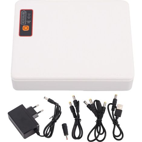 Alimentation sans interruption, batterie de secours 15600mAh, Mini UPS de secours pour Modem routeur, sortie DC USB Type C, prise ue