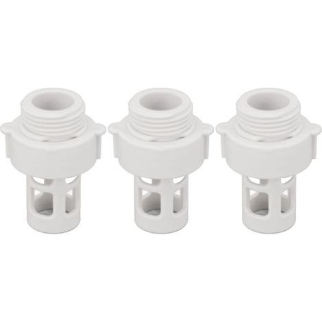 Ablassstopfen mit Poolschlauchanschluss – Schlauch- und Ablassadapter, kompatibel mit Intex 10184 Rundpools, 25 mm, Außengewinde, robuster Kunststoff (1/5)