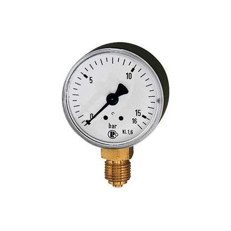 Manomètre 63mm 0-16bar G1/4 RIEGLER