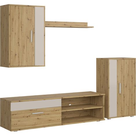 Conjunto de salón Houston 2087, Roble Artisan + Cachemira (1/5)