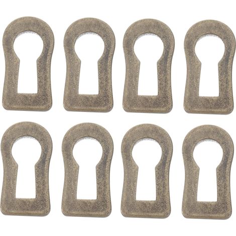 Yardenfun Lot de 10 plaques d'encastrement ovales en alliage (1/5)