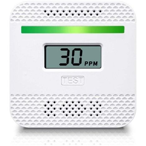 Kohlenmonoxid-Detektoren, tragbares CO-Warngerät mit LCD-Digitalanzeige für Zuhause und unterwegs, UL-gelisteter Kohlenmonoxid-Alarm mit elektronischem Sensor (1/4)