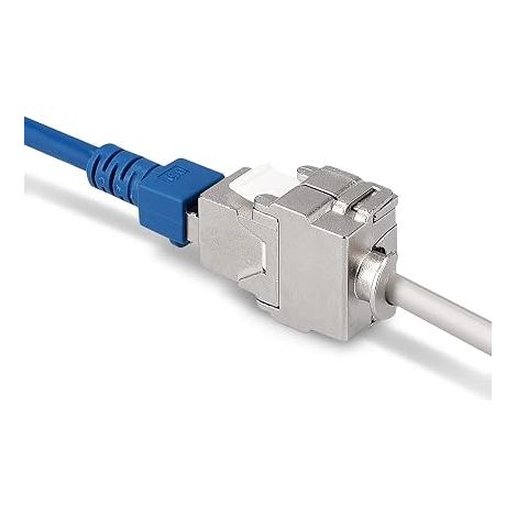 Category 6A Keystone Modules Patch Modules for RJ45 Cable Connection Shielded Connection to Patch Panel (1/4)