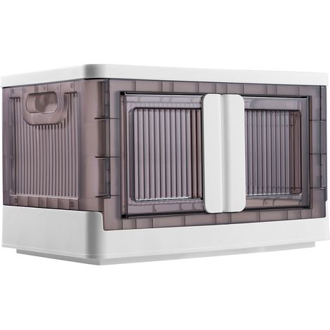 Scatola Contenitore Stoccaggio Portaoggetti Organizer Pieghevole Salvaspazio 45L