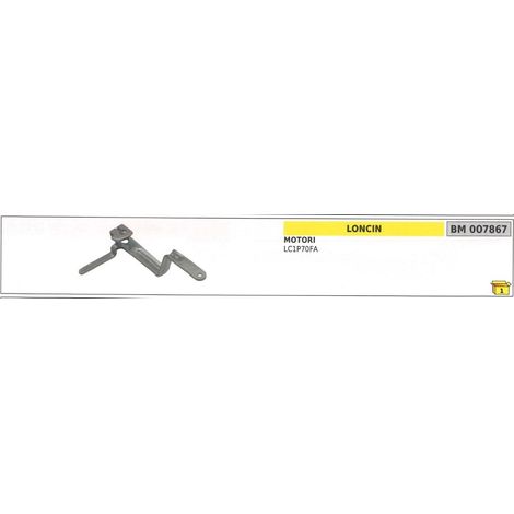 Leva regolatore giri LONCIN per motore LC1P70FA 007867