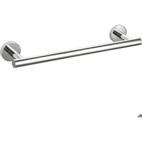Barre Serviette 40 cm Acier Inoxydable Porte Serviette Murale à Visser pour Salle De Bains, Poli Miroir Z-V-D (1/5)