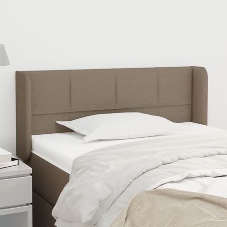 Cabecero de tela gris taupe 83x16x78/88 cm vidaXL (1/5)