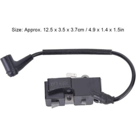 Accessoire de Bobine d\\'allumage de tronçonneuse adapté pour Husqvarna 345 350 357 359 362 365 371 372 372XP 385 390 Jonsered 2141, 2145, 2149, 2150, 2152, 2153, 2156, 2159