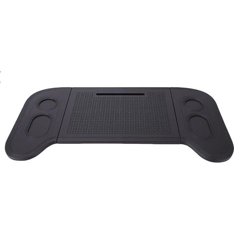 Plateau de Volant, Table de Voiture Pliable avec Joints Renforcés, capacité de 22 Kg et Base Antidérapante, pour Ordinateur Portable, Repas, Collations, Camping, Voyage, Bureau (1/5)