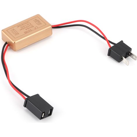 Boîtier de commande stroboscopique avec douille H7 pour phares antibrouillard LED et petites lampes (1/5)