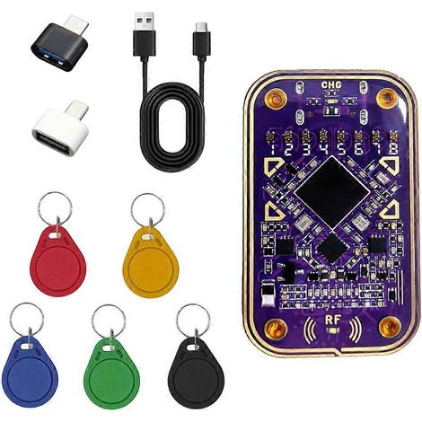 Chameleon Ultra V2.0 RFID Ultimate Emulator NFC Duplicator 5XUID Keychain 125Khz 13.56Mhz Card Decoder RFID Reader (1/5)