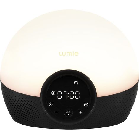 Lumie Bodyclock Glow 150 – Orologio sveglia con luce per risveglio con 9 suoni e funzione di tramonto, 12 W (1/5)