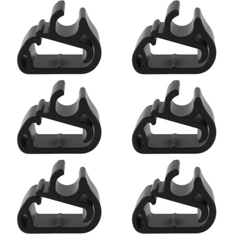 6 pinces de fixation pour bras d'essuie-glace avant 1617040080 compatibles Peugeot 5008/3008 2009-2017 (1/4)