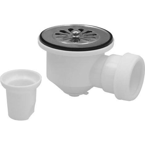Robinet pour receveur de douche siphonique 1 1/2" avec sortie Ø40mm (1/4)