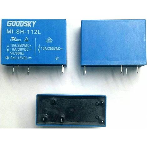 Goodsky MI-SH-112L - Relè universali SPDT 10A 250Vac 30Vdc 50/60Hz