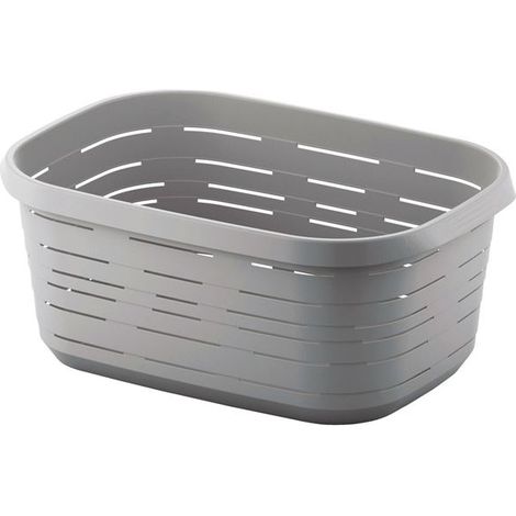 Cesta de ropa 48l Signature Gris - M-home