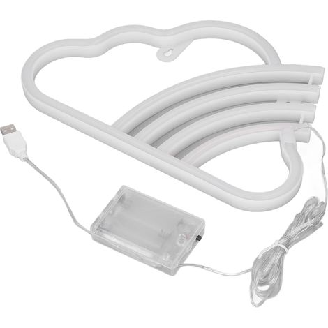 Neonlicht, hochhell, batteriebetrieben, USB-stromversorgt, dekoratives LED-Neonschild für das Schlafzimmer (1/5)