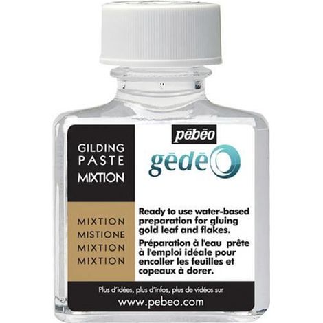 Mixion à dorer - Gédéo - 75 ml - Colle pour feuilles de dorure - Transparente - Multi-supports (1/5)
