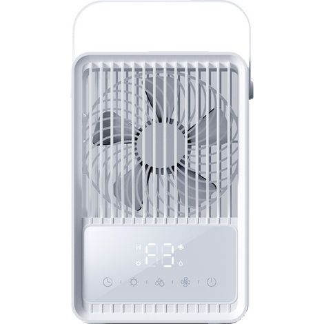 Tragbare Smart-Klimaanlage 500, 500 ml Fassungsvermögen, Touch-Bedienung, 3 Geschwindigkeitsstufen, Timer bis zu 8 Stunden und automatische Abschaltung, LED-Beleuchtung (1/5)