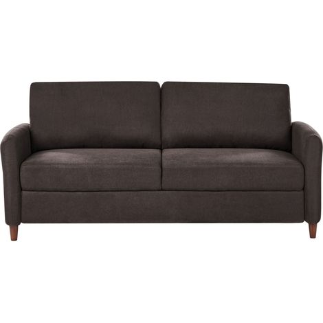Sofa 3-Sitzer MARE Stoff Dunkelbraun (1/5)