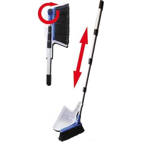 Outil de nettoyage Camco telescopic broom poils doux manche télescopique