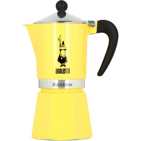 Caffettiera italiana, 6 tazze, giallo pastello - 0006538 - Bialetti