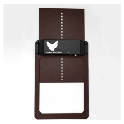 Porte de poulailler domestiques automatique sensible à la lumière, porte de poulailler, porte pour animaux (1/2)