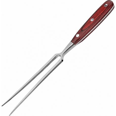 Fourchette de cuisine en acier inoxydable, fourchette à viande pour barbecue, outil de grillade (1/5)