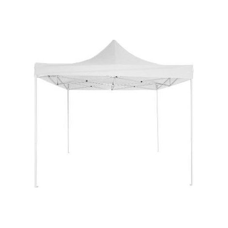 Amicasa Gazebo Pieghevole Professionale Con Telo Impermeabile M 3x3 Bianco - F003