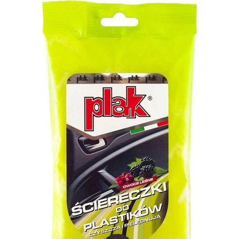 Lingettes Plak pour plastiques Fruits des bois 24 pièces.