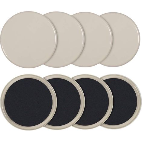 7" Patin pour Meubles Patins Glisseurs Curseurs De Meubles pour Les Meubles Lourds Coussins De Meubles Coulissants De Meubles Coulissants, Set De 10 (1/5)