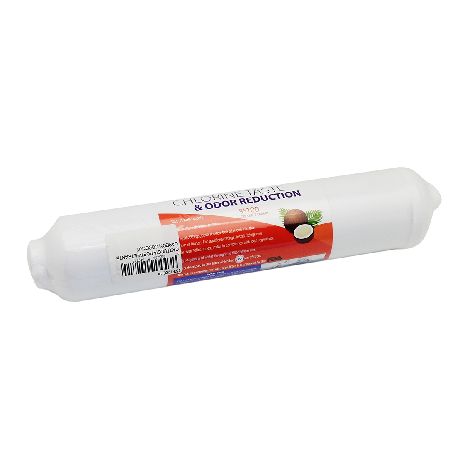 CARTUCCIA POST-FILTRANTE CARBON COCONUT- H. 10 attacco ad incastro- senza- pezzi 1 (1/2)