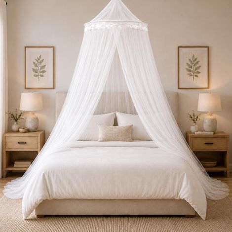 Mosquitero para cama, gran mosquitero para individual y doble, dosel de cama para adultos, niñas, bebés y niños, fácil de instalar, protección fiable contra insectos y baldaquín-0.6x2.5x10.5M
Visitar  (1/5)