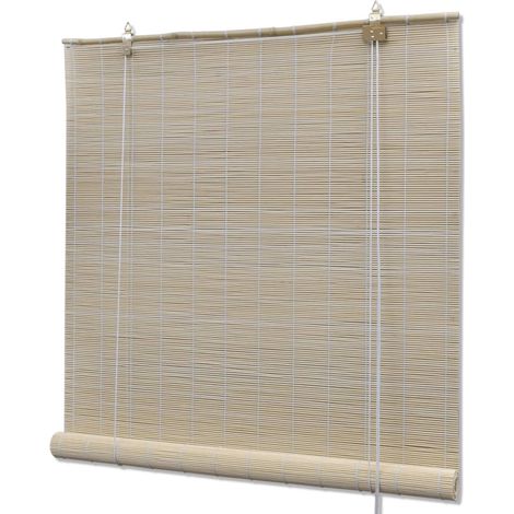 Stores à rouleau Bambou naturel 4 pcs 120x160 cm