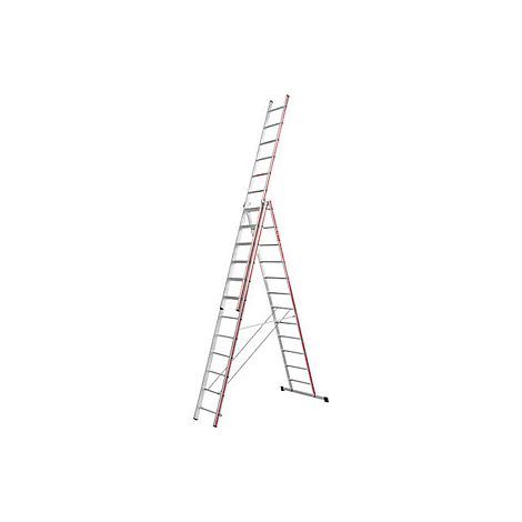 Escalera multiusos de aluminio modelo profesional 3 x 12 (1/5)