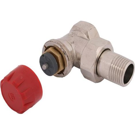 Schlösser Armaturen THERMOSTATVENTIL VOREINSTELLB. ECKFORM, DN10, 3/8", VERNICKELT