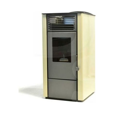 Punto Fuoco – Poêle à granulés 8,8 kW – Sortie arrière – Évacuation des fumées – Certification 4 étoiles – Pour 140-200 m³