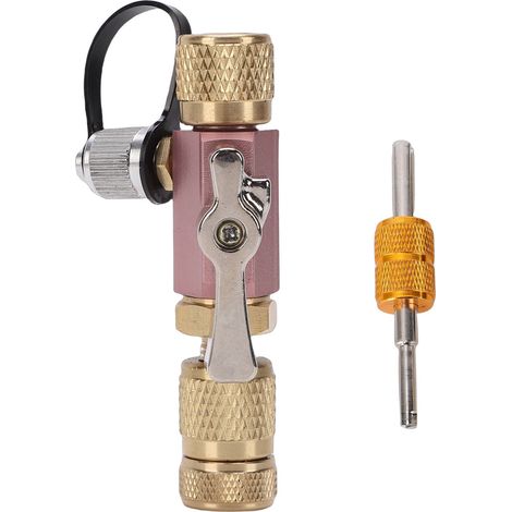 Extracteur de noyaux de Valve HVAC, outil d'entretien de Port latéral de 5/16 pouces pour R1234yf R410 R22 R12 R407 R404 R32