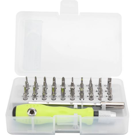Schraubendreher-Bit-Set, 32-in-1 Multifunktions-Schraubendreher-Set, Handwerkzeug, Reparaturwerkzeug-Set mit Aufbewahrungsbox, für Telefone, Fernseher, Mobiltelefone, Brillen, VCD-Player usw. (1/5)