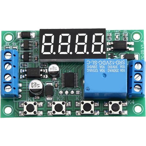 DC 5V 12V 24V Delay Time relais commande interrupteur module Timing Cycle puissance-Off Signal Triggers Embedded Direct AC (1/5)
