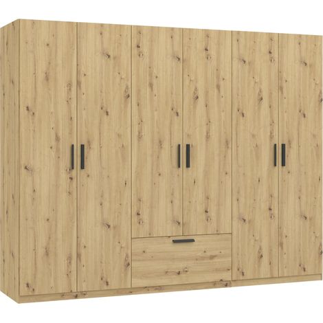 Mömax Drehtürenschrank Milos Eiche Artisan (1/4)