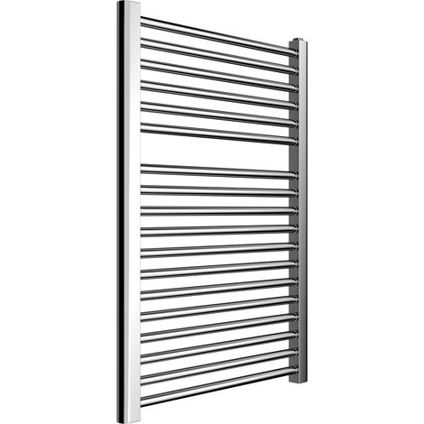 Toallero calefactable hidráulico 770 x 500 mm, color cromo Tekno Ercos ASTCRF930005000770  L500 H 770 Z 450